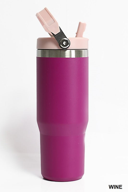 Flip Straw Tumbler