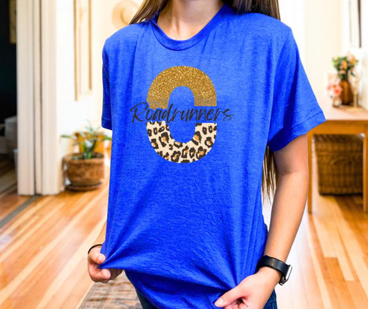 Split C Roadrunners, tee in toddler, youth, & adult