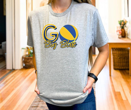 Go Big Blue basketball, in toddler, youth, & adult