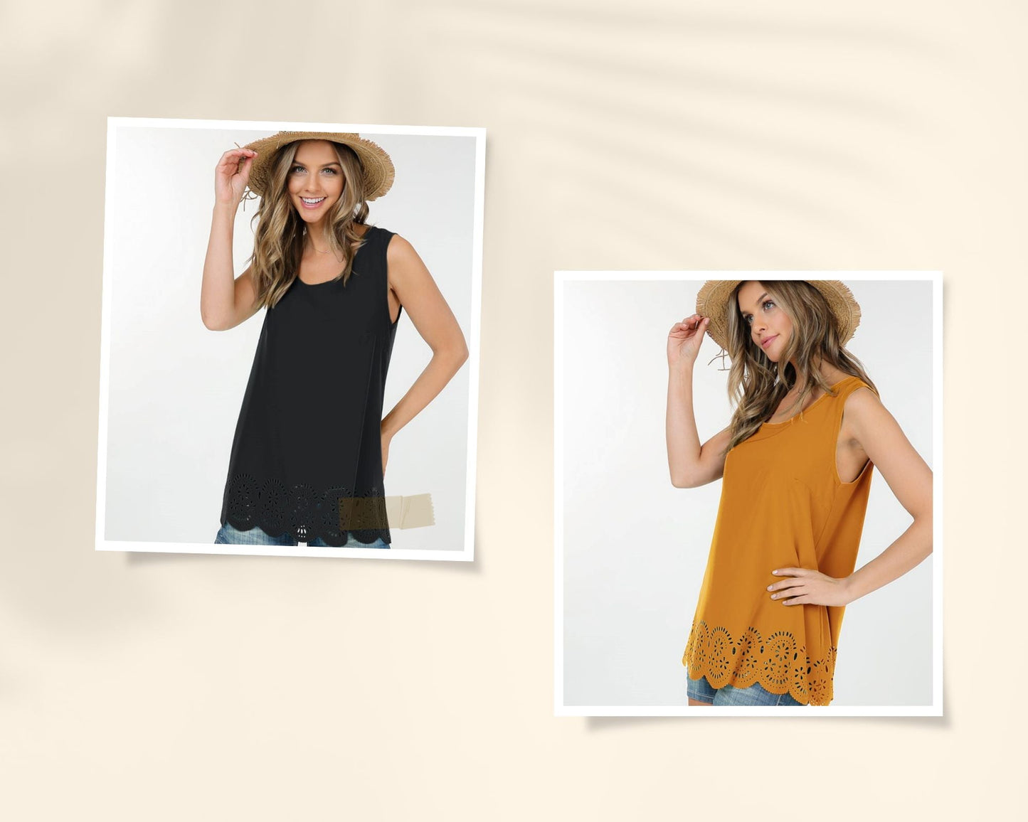 Cut it out, tank in multiple colors