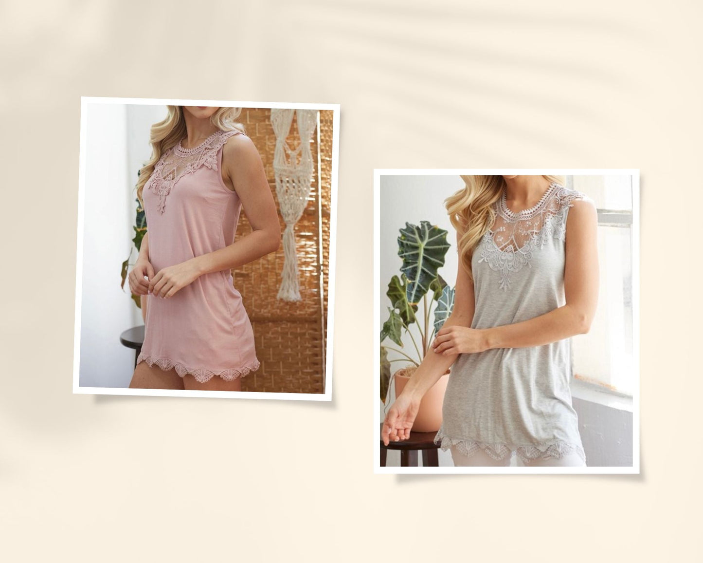 Lovely Melody, tank in multiple colors