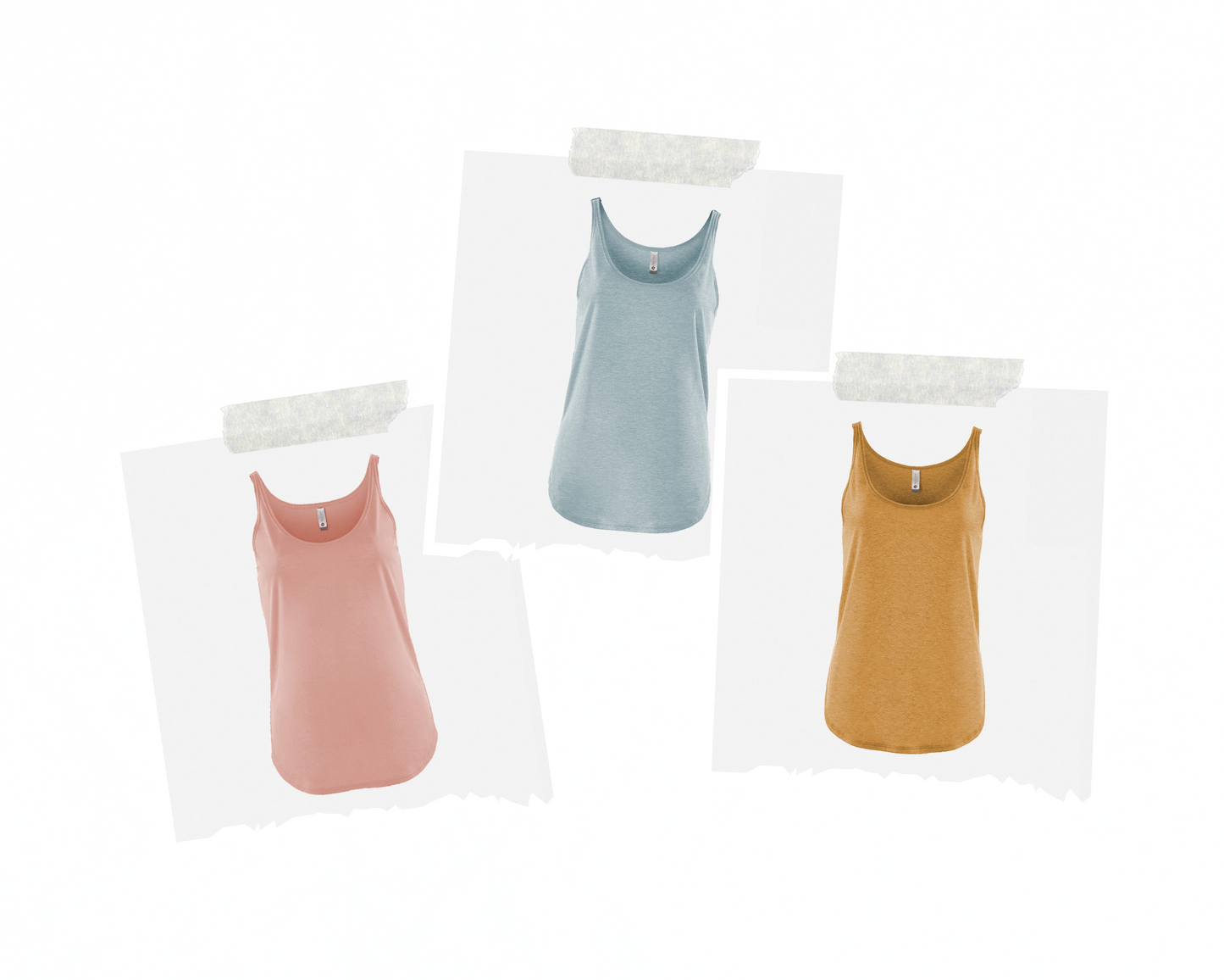 Next Level, Scoop Tank, In multiple colors