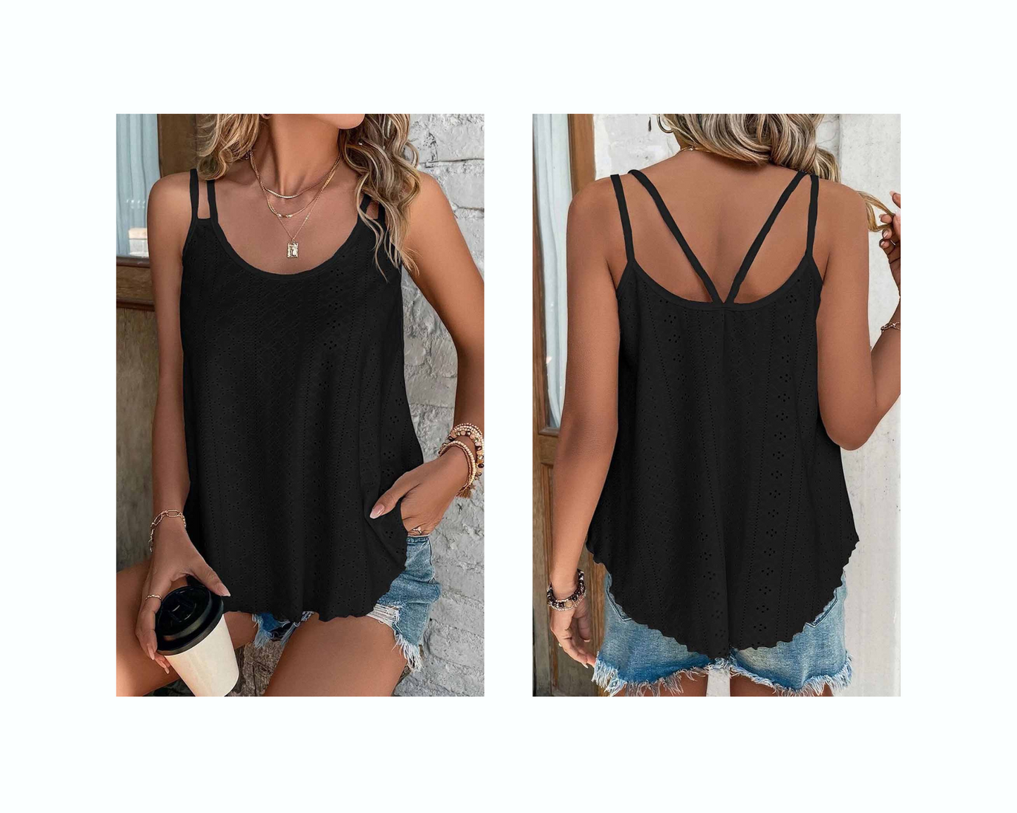 Eye Catcher Tank, in multiple colors