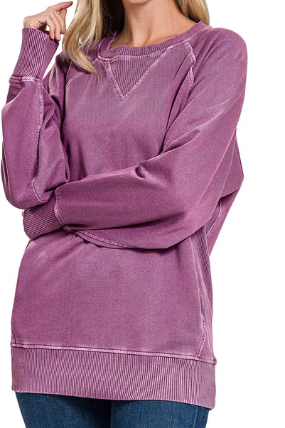 Plainly Perfect Pullover Sweatshirt, in multiple colors(SWH)
