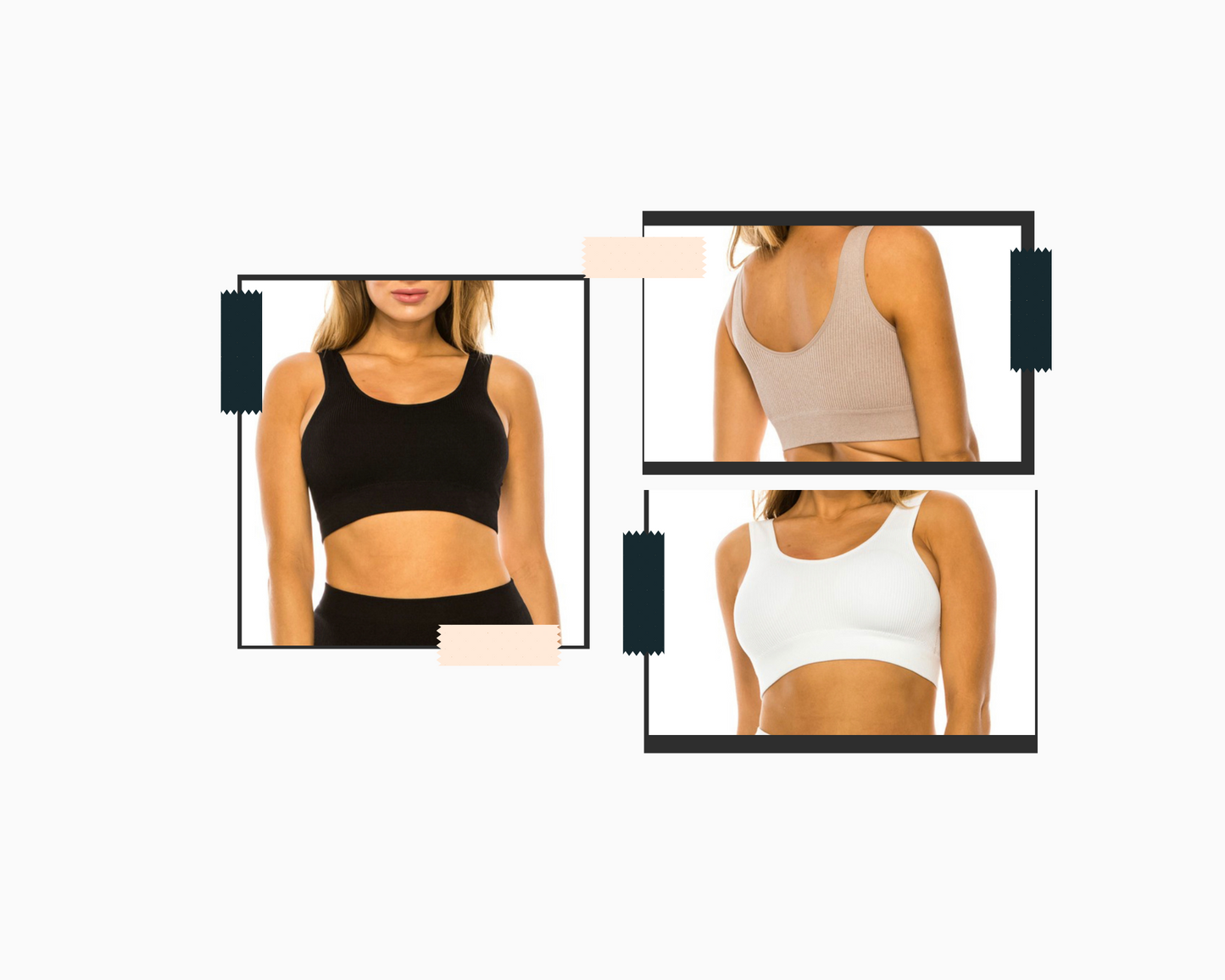 Seamless Bra in multiple colors