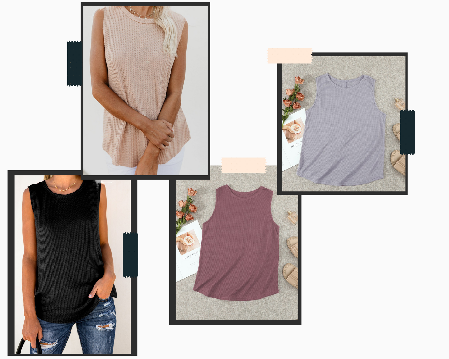 Sleeveless in Seattle Top in Multiple Colors