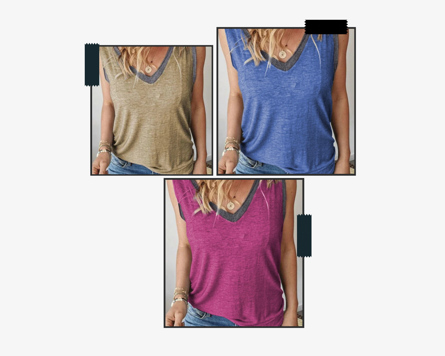 Vivacious V-neck Tank