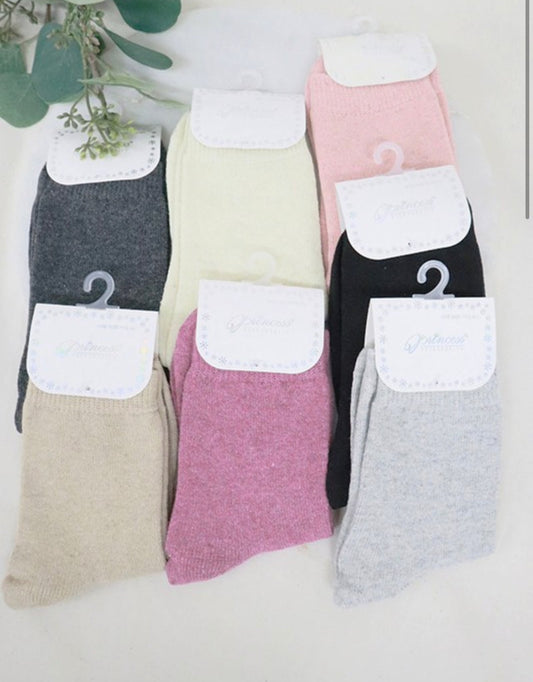 Solid Socks in multiple colors