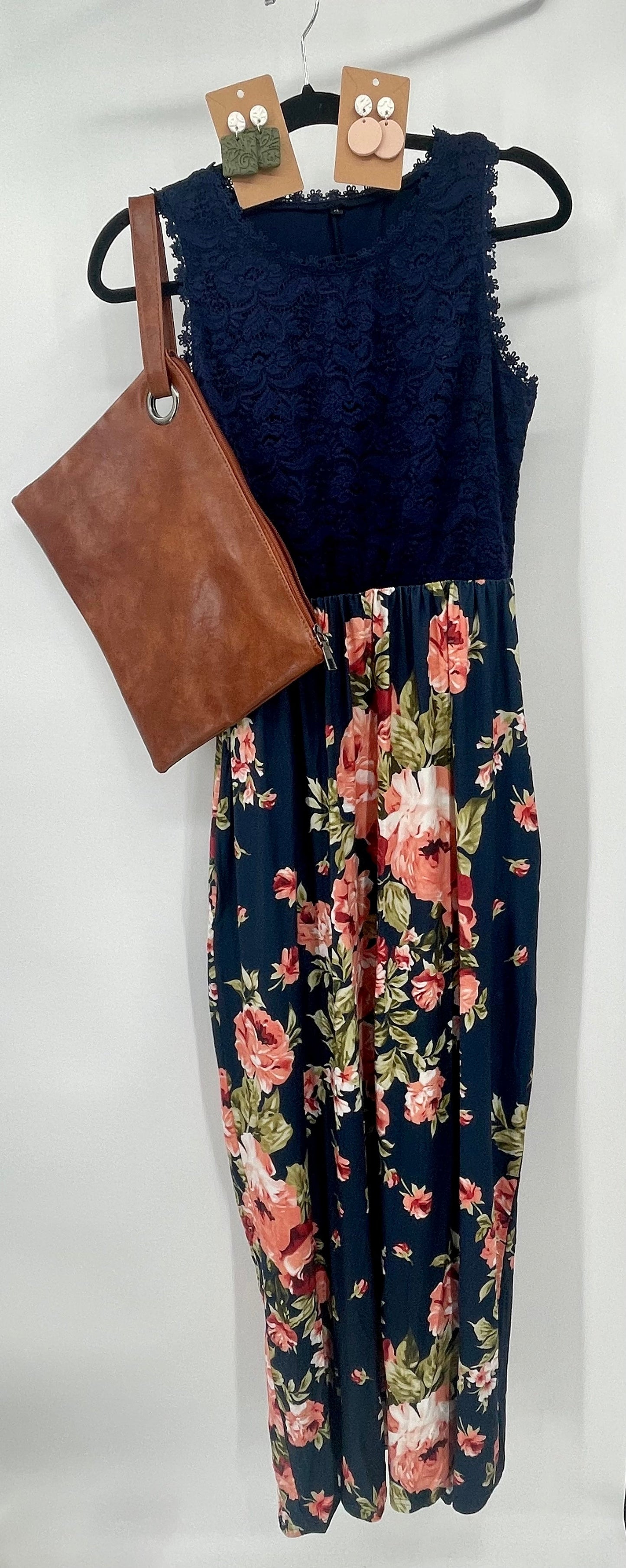 Flower Fields, maxi dress in two colors (SWH)