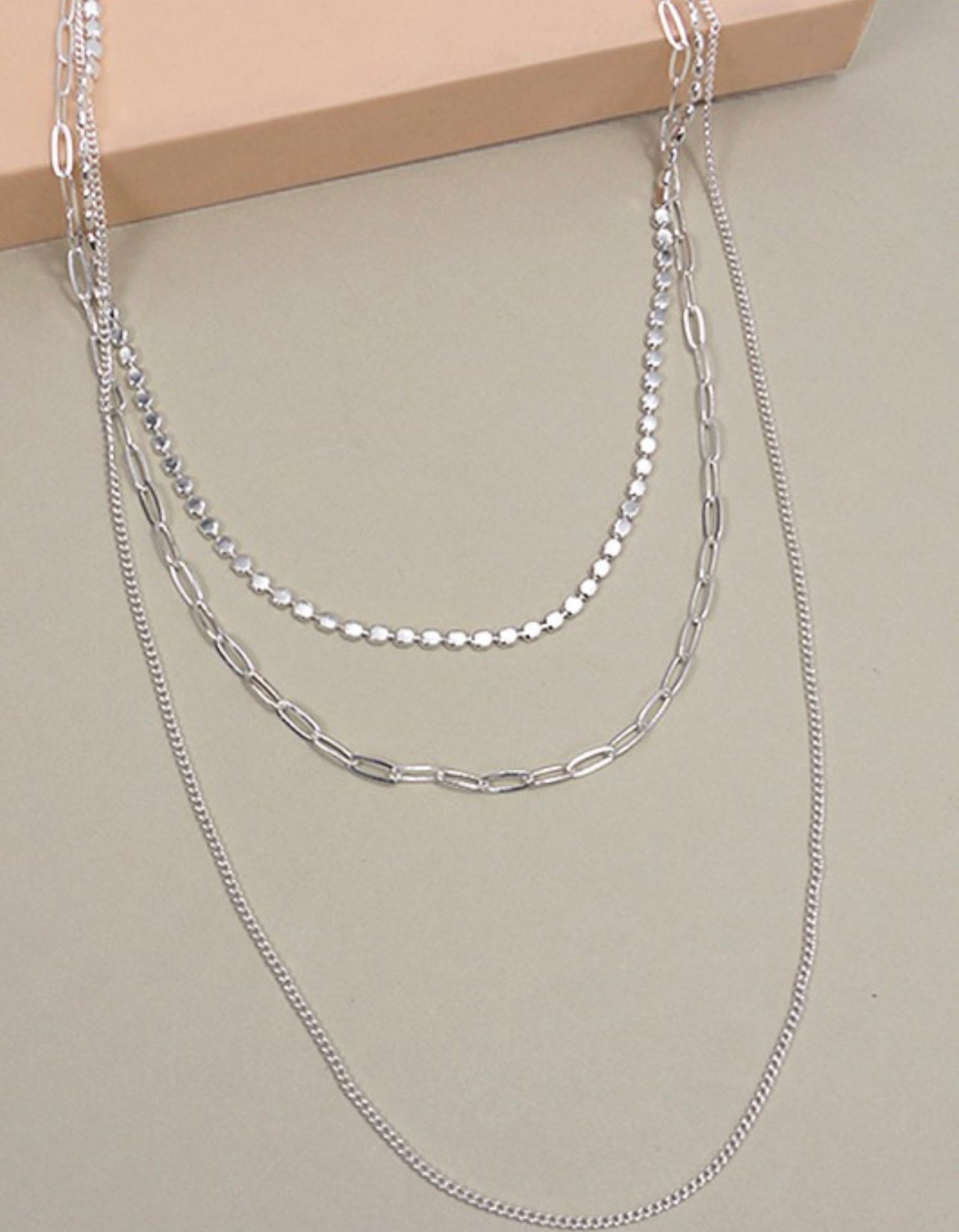 Chained Necklace, in multiple colors