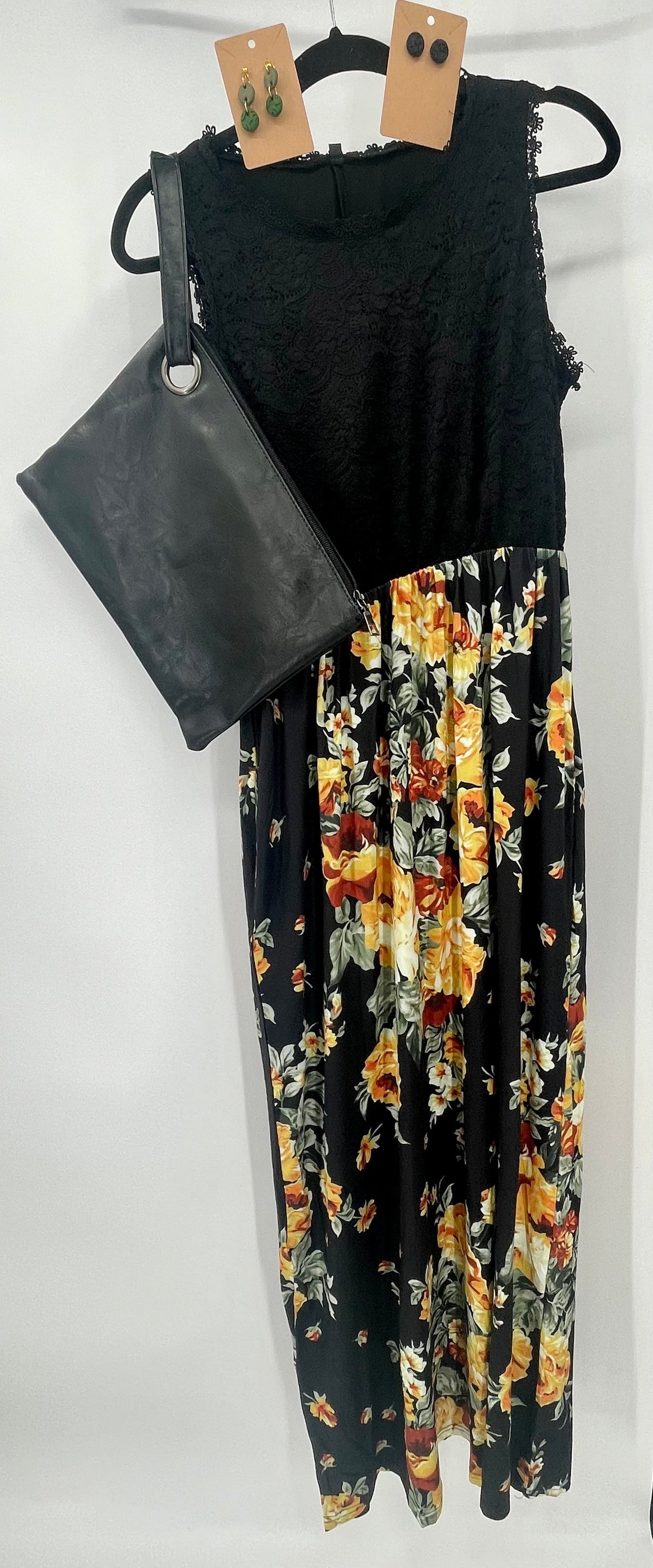 Flower Fields, maxi dress in two colors (SWH)