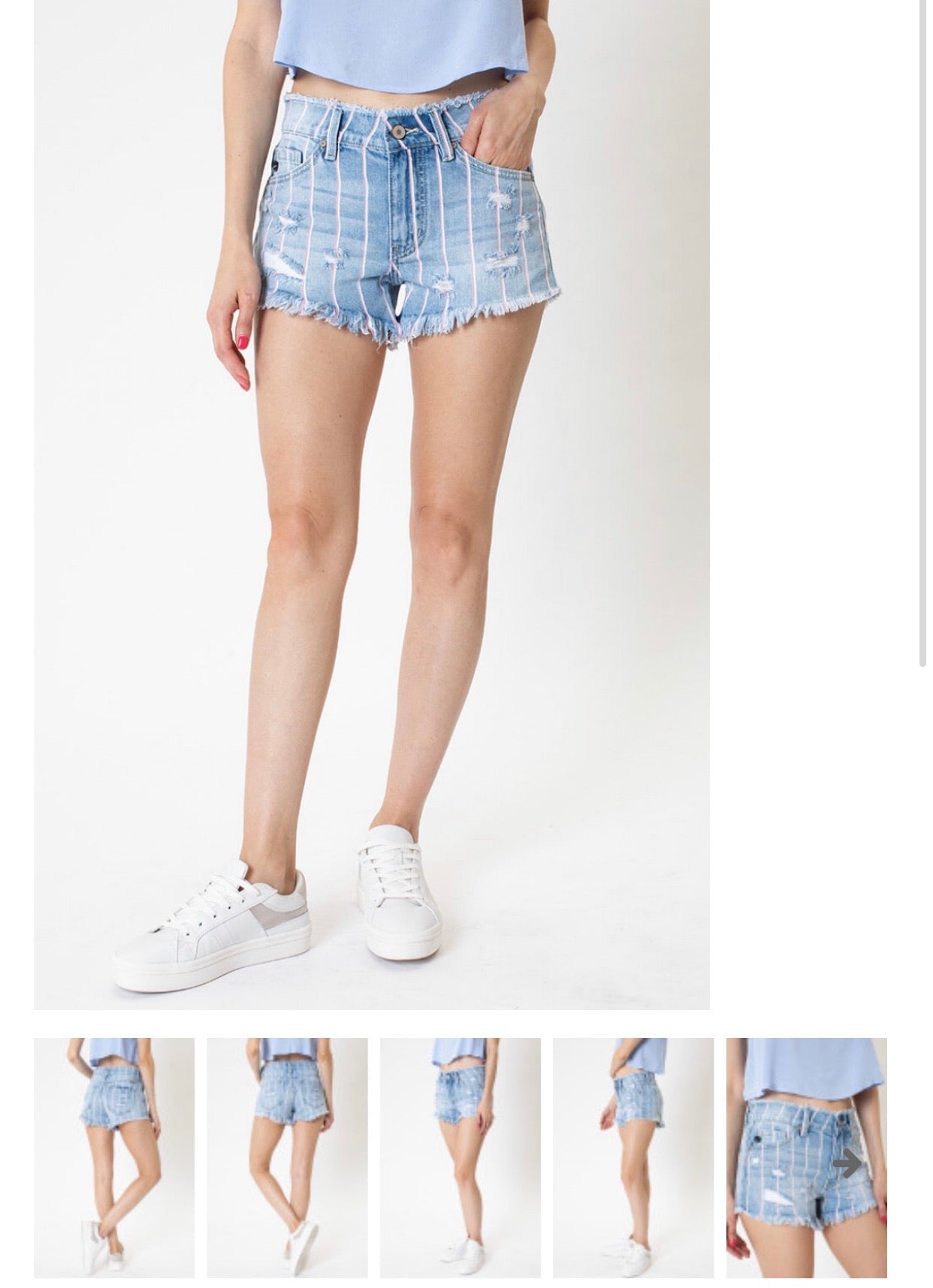 Stripes, Kancan Shorts (SWH)