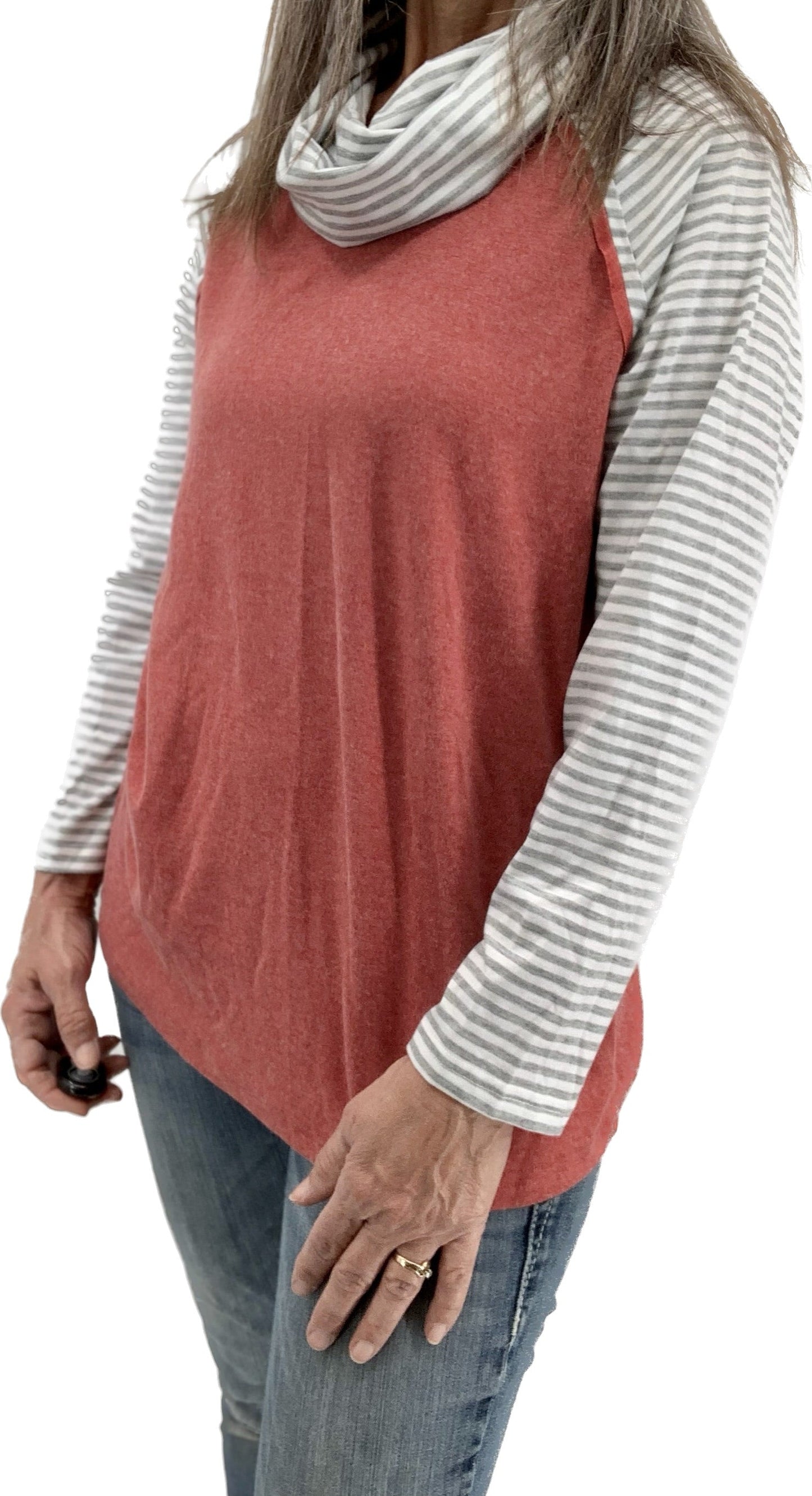 Cowl me crazy, cowl neck sweater