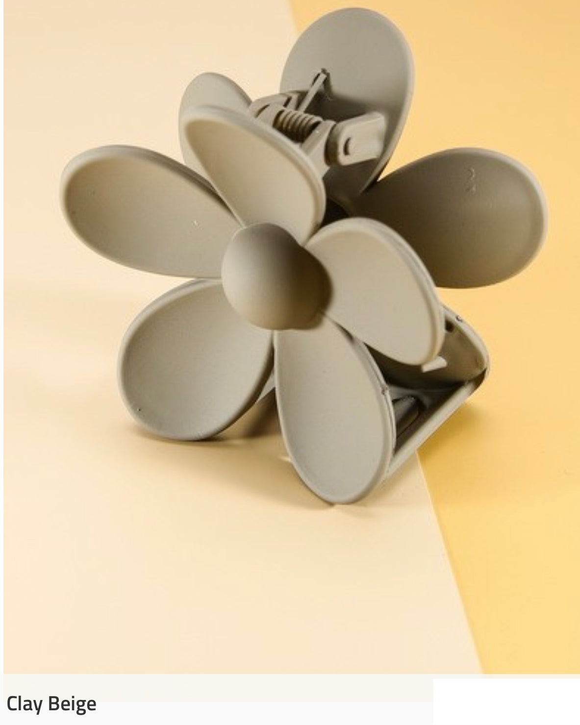 Flower Claw Clip in multiple colors