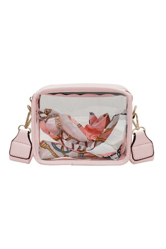 Clear Crossbody Bag, in multiple colors