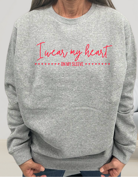 I Wear My Heart on My Sleeve, sweatshirt