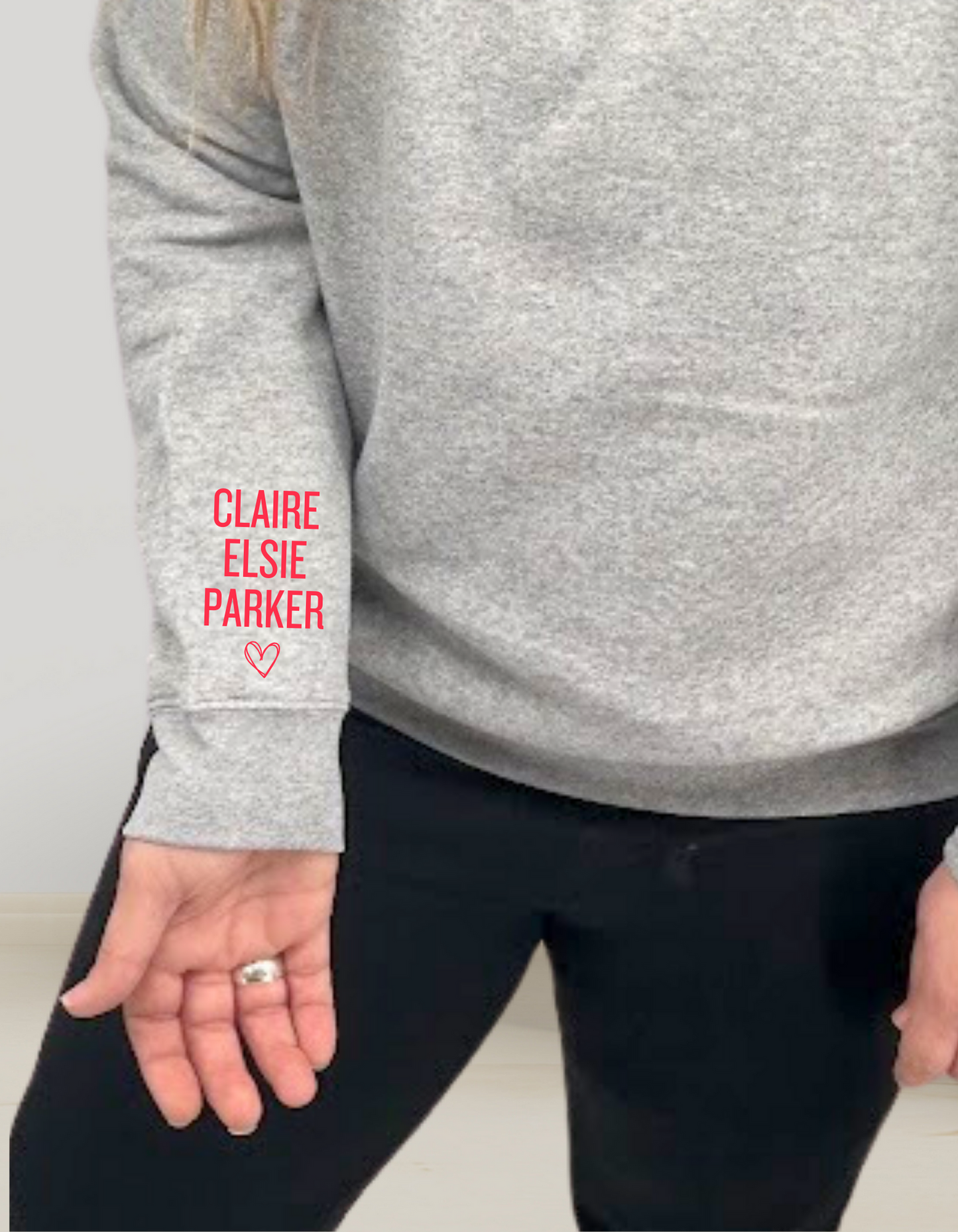 I Wear My Heart on My Sleeve, sweatshirt