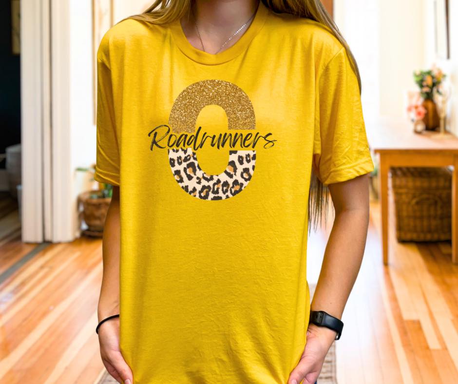 Split C Roadrunners, tee in toddler, youth, & adult