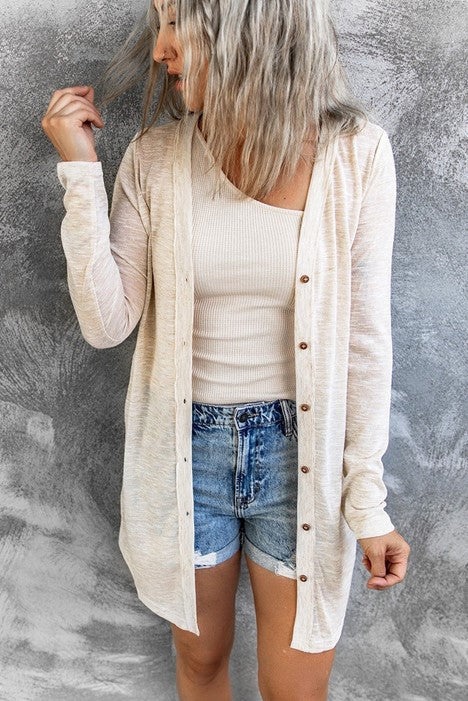 Katy, cardigan Beige