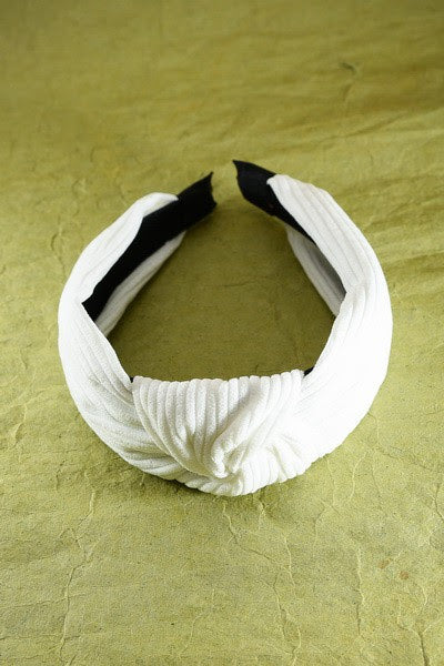 Knotted Corduroy Headband