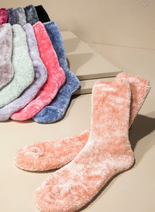 Chenille & Chill Socks