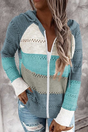 Casual Color Block Jacket