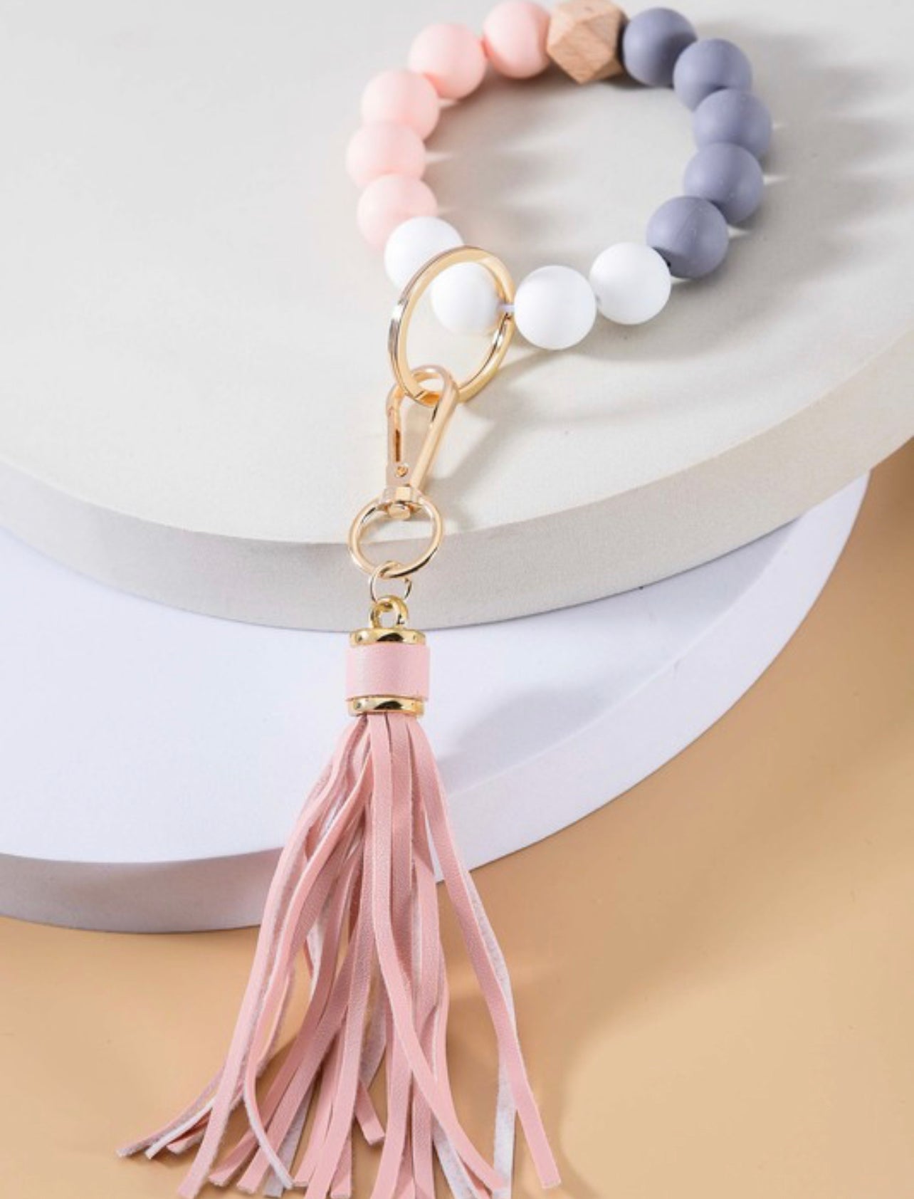 Beaded Key Ring