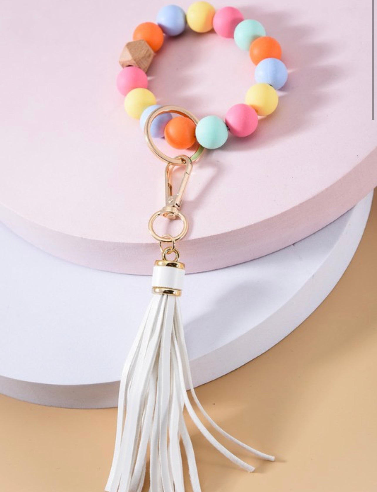 Beaded Key Ring